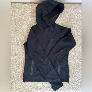 Nike Funnel Neck Hoodie Sweatshirt with Thumb Holes